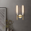 Modern light luxury marble wall lamp hotel living room bedroom porch aisle indoor bedside simple led decorative wall lamp