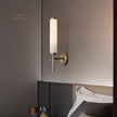 Modern light luxury marble wall lamp hotel living room bedroom porch aisle indoor bedside simple led decorative wall lamp