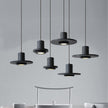 Modern black hole stone porch living room bedside chandelier restaurant bar industrial wind chandelier