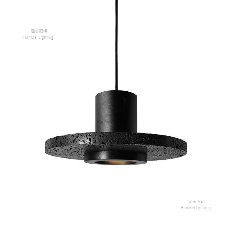 Modern black hole stone porch living room bedside chandelier restaurant bar industrial wind chandelier