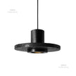 Modern black hole stone porch living room bedside chandelier restaurant bar industrial wind chandelier