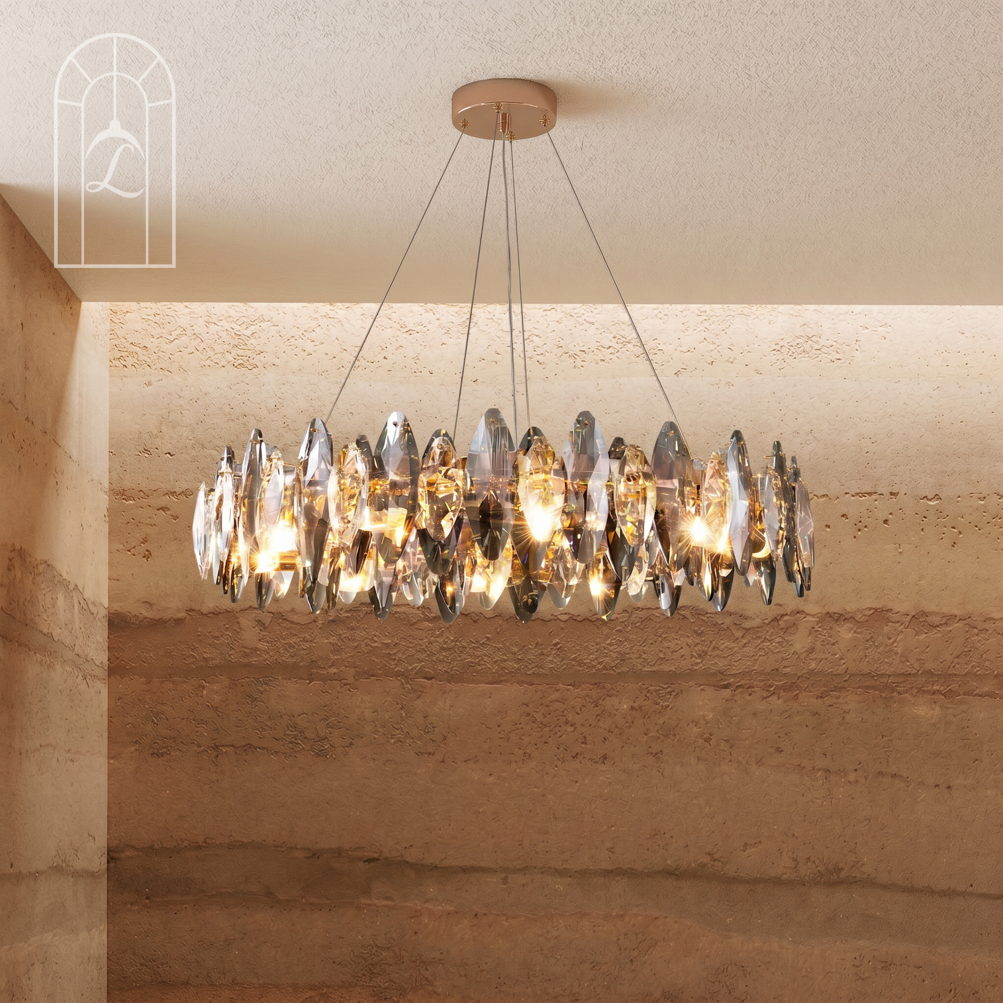 Aurelis Crystal Chandelier